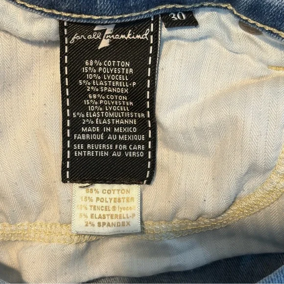 7 For All Mankind Gwenevere Skinny Ankle Jeans - Picture 8 of 14